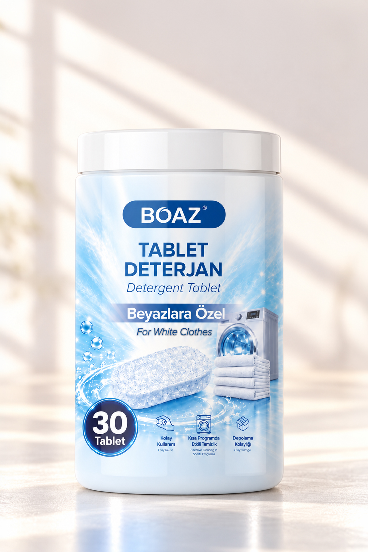 BOAZ Beyazlara Özel Tablet Deterjan